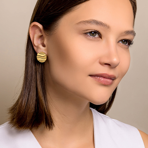 Сережки з жовтого золота Francelli (арт. 1091327ж) – зображення 3