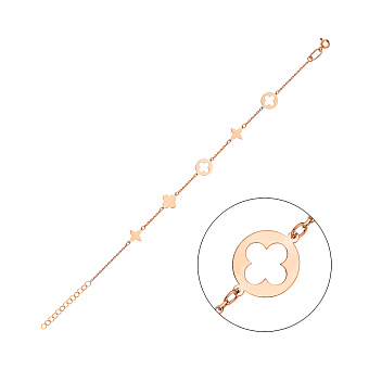 Золотой браслет без камней (арт. 3261119)