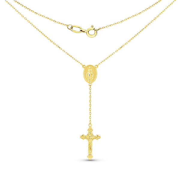 Колье Розарий из желтого золота (арт. 360166ж) – изображение 2