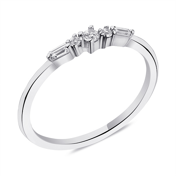 Кольцо из серебра с фианитами (арт. 7501/6264) – изображение 1