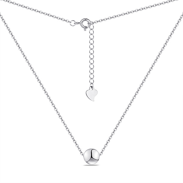 Серебряное колье без камней (арт. 7507/1167) – изображение 2