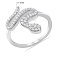 Серебряное кольцо Змея с фианитами (арт. 7501/8775) – изображение 4