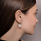 Серьги из белого золота (арт. 1091113/15б) – изображение 3