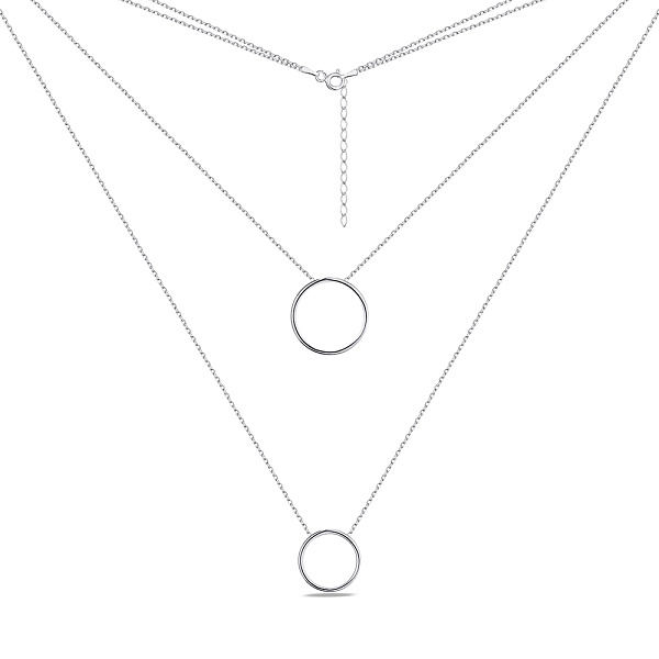 Серебряное колье Trendy Style без камней (арт. 7507/1879) – изображение 2