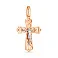 Крестик из золота с распятием (арт. 501708а) – изображение 1