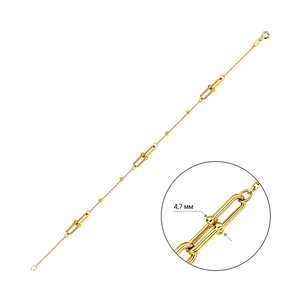 Браслет з жовтого золота (арт. 3261305ж) – зображення 2