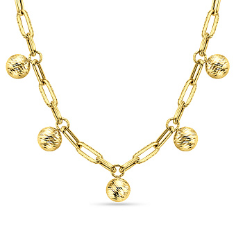 Фото Золотое колье Francelli (арт. 352358ж)