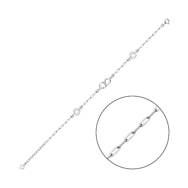 Браслет срібний з фіанітами (арт. 7509/4147) – зображення 1