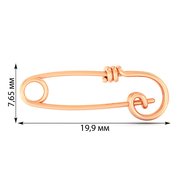 Золотая булавка  (арт. 360141) – изображение 3