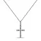 Серебряное колье с крестиком (арт. 7507/2058) – изображение 1