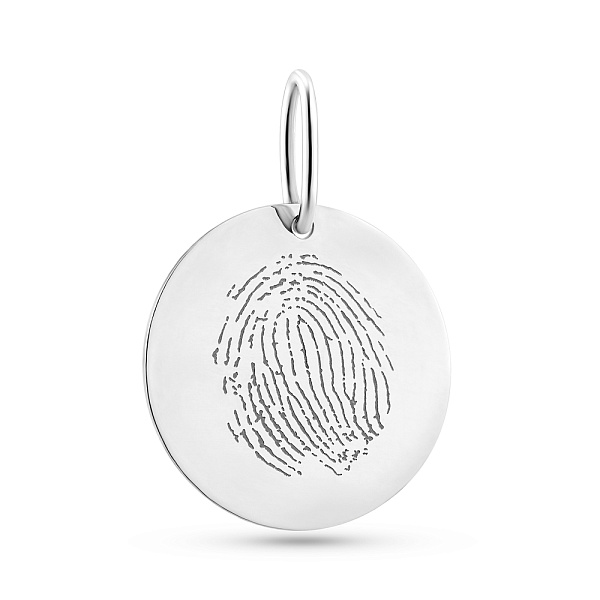 Золотой подвес под гравировку в форме монеты (арт. 4401022б) – изображение 2