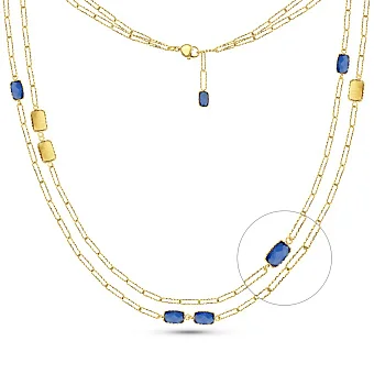 Колье Francelli из желтого золота (арт. 352732жс)