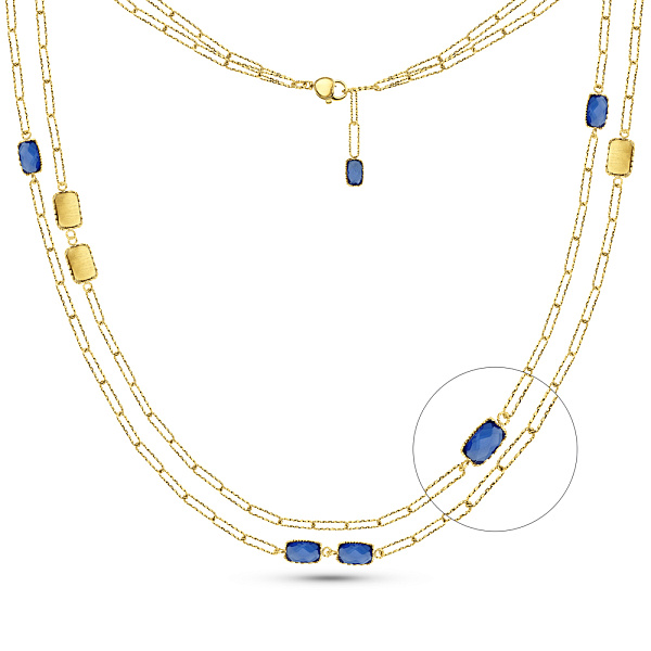 Колье Francelli из желтого золота (арт. 352732жс) – изображение 1