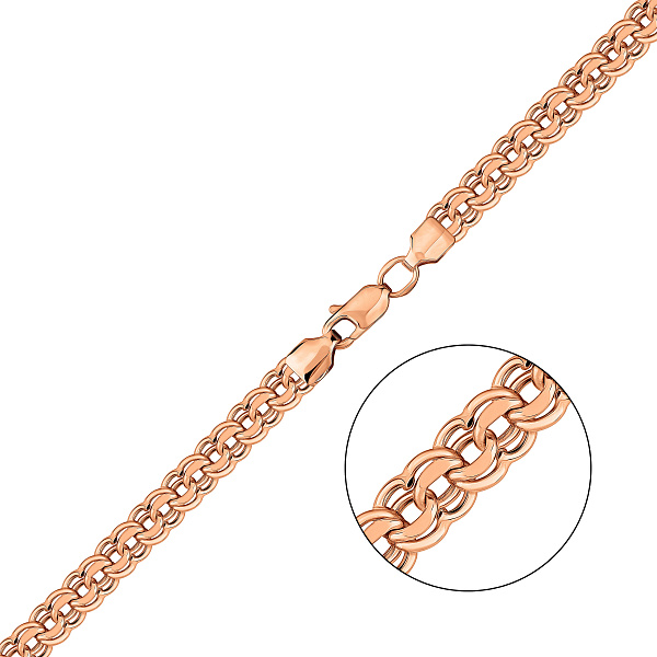 Цепочка золотая плетения Бисмарк (арт. 3003-082) – изображение 1