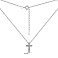 Серебряное колье Крестик с фианитами (арт. 7507/2133) – изображение 3