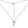 Серебряное колье Крестик с фианитами (арт. 7507/2133) – изображение 3