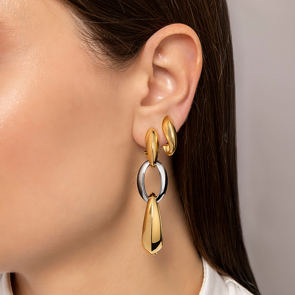 Золоті сережки Francelli (арт. е1091887жб) – зображення 2