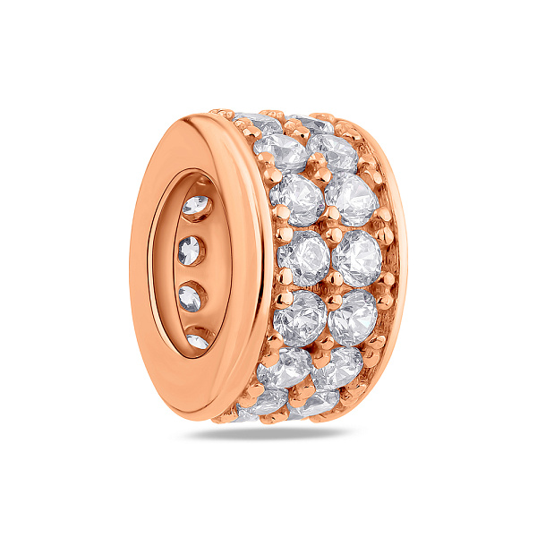 Кулон из красного золота с фианитом (арт. 3103952101) – изображение 1