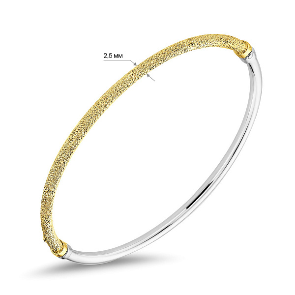 Браслет из белого и желтого золота (арт. 3261001жб) – изображение 2