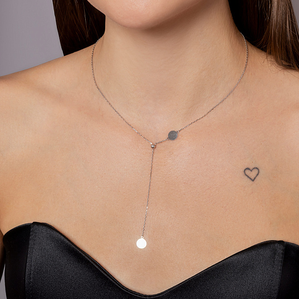 Колье FLY из белого золота (арт. 352692/8б) – изображение 5