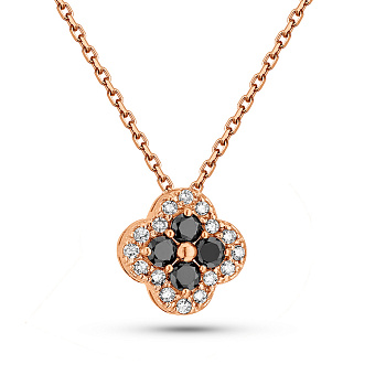 Фото Золоте кольє з фіанітами (арт. 1ПУС-1-11)