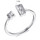 Серебряное кольцо с фианитами (арт. 7501/6869) – изображение 2
