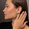Сережки из красного золота Синергия с фианитами (арт. 110204) – изображение 4