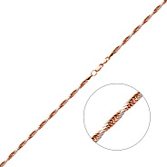 Фото Золотий ланцюжок плетіння Джгут (арт. ц3017704р)