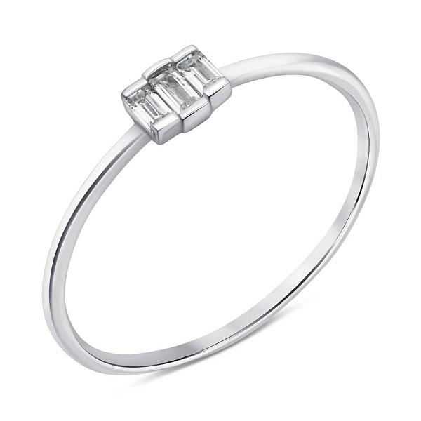 Серебряное кольцо с фианитами (арт. 7501/6840) – изображение 1
