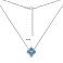 Серебряное колье Клевер с голубыми альпинитами (арт. 7507/1846аг) – изображение 3