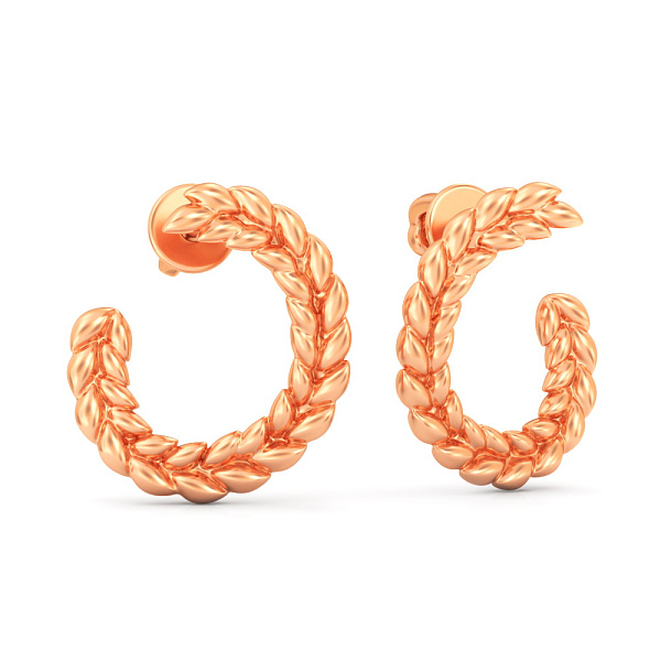 Серьги Колосок из красного золота (арт. 1101022) – изображение 1
