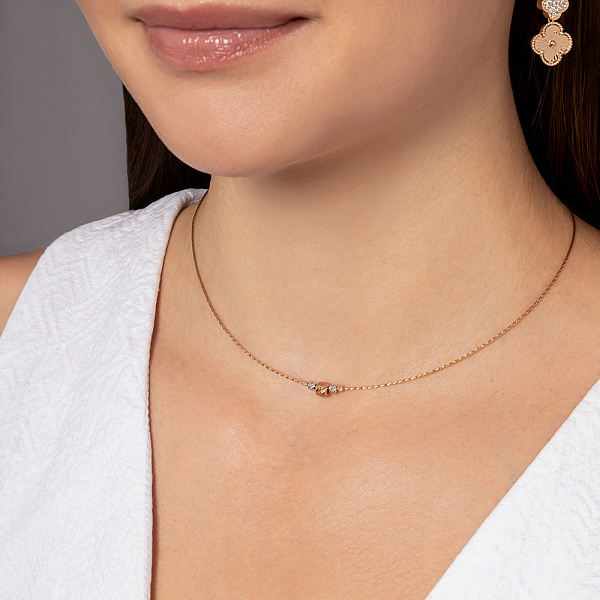 Колье золотое Orbit (арт. 351990кб) – изображение 4