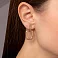 Серьги из красного золота (арт. 111331) – изображение 2
