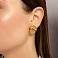 Золотые серьги Francelli (арт. е1091844ж) – изображение 2