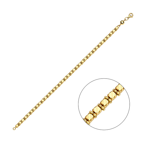 Золотой браслет в желтом цвете металла (арт. 325368ж) – изображение 1