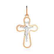 Крестик с распятием из золота (арт. 511221нрши)