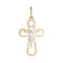 Хрестик з розп'яттям з золота (арт. 511221нрши) – зображення 1