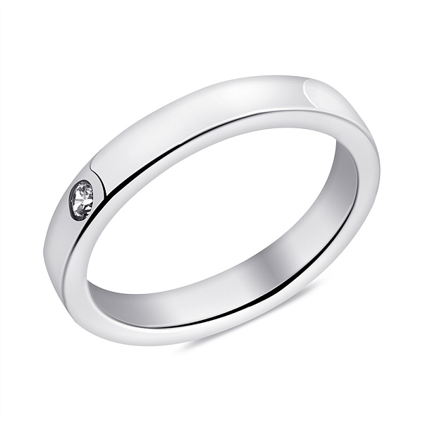 Серебряное кольцо с фианитом (арт. 7501/4707) – изображение 1