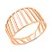 Каблучка з червоного золота (арт. 141314) – зображення 1