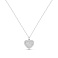 Серебряное колье Сердце с фианитами (арт. 7507/2491) – изображение 1