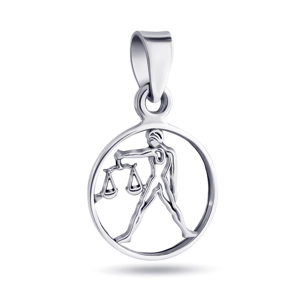Серебряный кулон "Весы" (арт. 7903/3858вс) – изображение 1