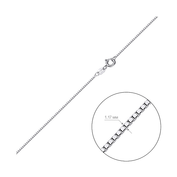 Серебряная цепочка плетения Венецианка (арт. 0304605) – изображение 2