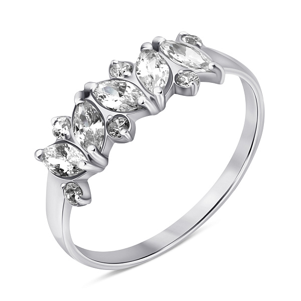 Серебряное кольцо с фианитами (арт. 7501/0939кю) – изображение 1