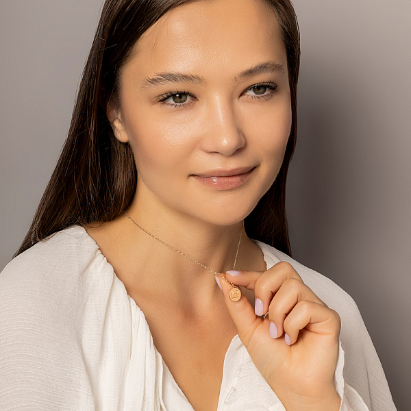 Золотий підвіс Рак (арт. 424739рк) – зображення 5