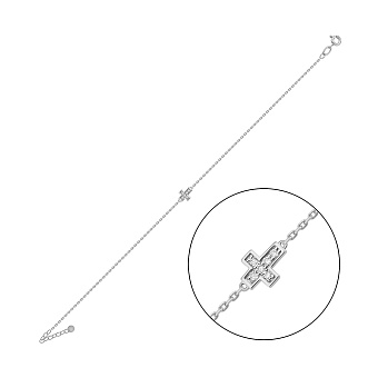 Золотой браслет с бриллиантами (арт. Б011624005б)