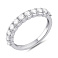 Серебряное кольцо с дорожкой из фианитов (арт. 7501/8262) – изображение 1