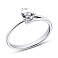 Серебряное кольцо с фианитом (арт. 7501/15078р) – изображение 2