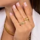 Золота каблучка без каменів (арт. 156721ж) – зображення 2
