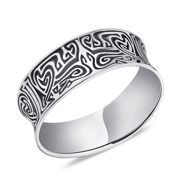 Серебряное кольцо без камней (арт. 7901/1690) – изображение 1