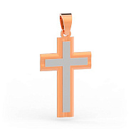 Золота підвіска-хрестик (арт. 440410м)